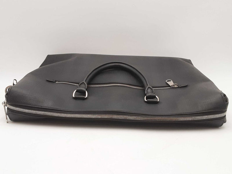 Burberry Black Grained Leather Ainsworth Briefcase Sd0425ozxsa