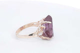 Purple Gemstone Ring In 14k Yellow Gold 12.4 Grams Size 13 Eb0924wrxsa