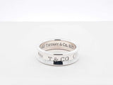 Tiffany & Co. 1837 Concave Band Ring In Sterling Silver 8.1 Grams Size 9.25 Fw1026crdu