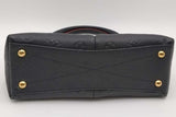 Louis Vuitton Monogram Empreinte Dark Blue Leather V Tote Bag Eb1026irxsa
