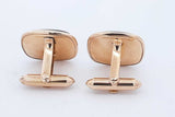 14k Yellow Gold Cuff Links With Diamonds 10.2 Grams Eb0826lwxzde