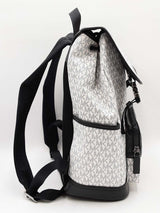 Michael Kors Cooper Logo Backpack In Mk Monogram Coated Canvas Fw0226rxdu