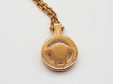 Versace Medusa Goldtone Metal Pendant Chain Necklace 21 In Do1225cxde