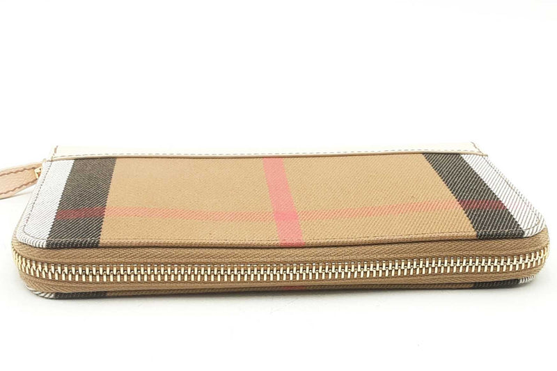 Burberry Check Zip Around Wallet Eb1024lixzsa