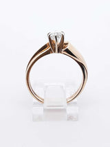 0.55 Cttw Diamond & 14k Yellow Gold Ring 4.7 Grams Size 6 Fw0825wzxdu