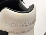 Dolce & Gabbana Daymaster Black & White Leather Sneakers Size 11 Eb1224lxzsa