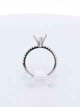 2.01 Cttw Pear-cut Diamond & 14k White Gold Ring Size 6, 2.4 Grams Fw0524owxzdu