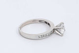 1.32ctw Diamond Ring In 14k White Gold 2.9 Grams Size 6.75 Eb0325lrxzsa