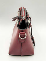 Fendi Logo By The Way Burgundy Leather Crossbody Bag Fw1224prxdu