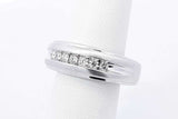 0.49ctw Diamond Ring In 10k White Gold 5.1 Grams Size 10 Eb1125owrdu