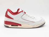 Nike Air Jordan 2/3 "White Varsity Red" Sneakers Size 10 Fw0126wzdu