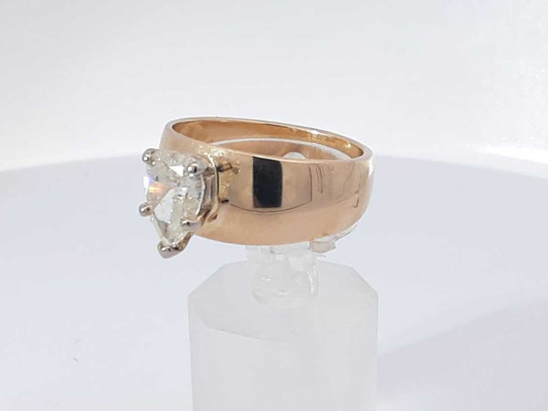 1.50 Cttw Diamond Solitaire 14k Yellow Gold Ring 7.5 Grams Size 9 Aa0925opxzsa