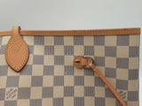 Louis Vuitton Neverfull Gm Tote Bag In Damier Azur Coated Canvas Fw0125exzdu