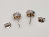 Citrine 0.925 Sterling Silver 4.5g Necklace Stud Earrings Ensemble Do0925lide