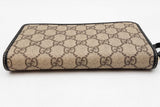 Gucci Gg Emblem Zip Around Wallet Eb1225orxdu