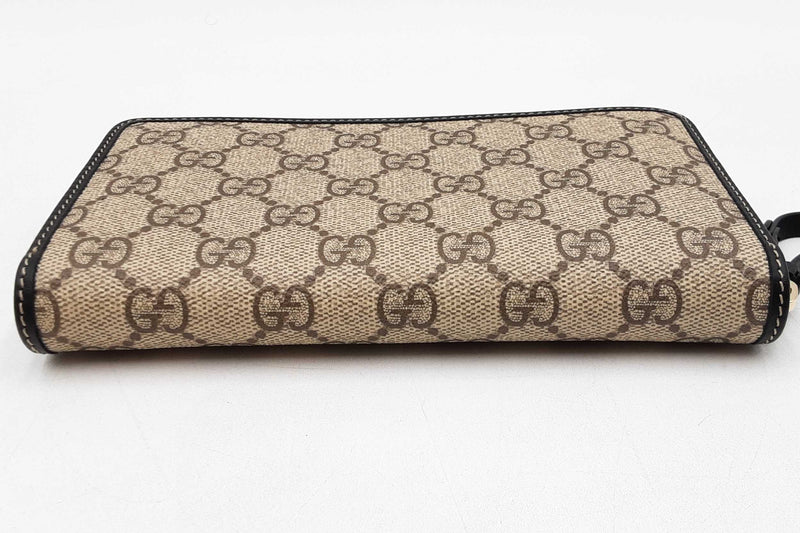 Gucci Gg Emblem Zip Around Wallet Eb1225orxdu