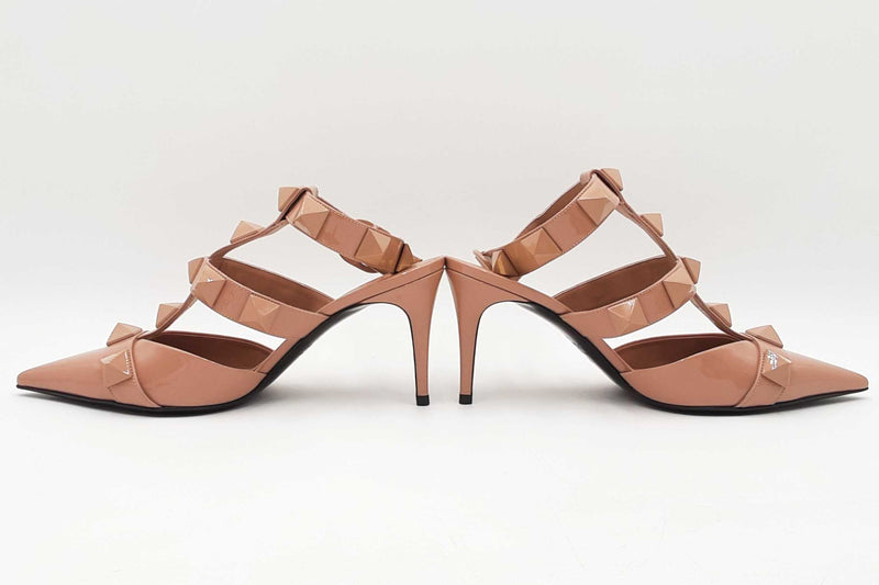 Valentino Garavani Patent Leather Rockstud Pumps Size 38 Sd0825rzdu