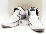 Nike Air Jordan 2 Retro Dr8884-102 White Shoes Size 9 Aa0926crsa