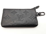 Louis Vuitton Black Empriente Monogram Embossed Leather Coin Pouch Do0726lxzde