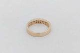 0.32cttw Diamond Band Ring In 14k Yellow Gold 4.9 Grams Size 7 Eb0926wrxsa