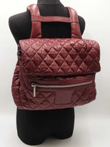 Chanel Coco Cocoon Backpack In Burgundy Padded Quilted Lambskin Fw0925ezxdu