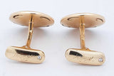 Brioni 18k Yellow Gold Circular Cufflinks 13.5 Grams Eb0326lolrde