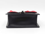 Christian Louboutin Mini Elisa Top Handle Bag In Black Leather Fw0926wrzdu