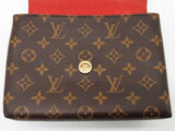 Louis Vuitton Locky Cherry Red Leather Brown Monogram Crossbody Bag Do0425locxde