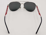 Christian Dior 180 Silver / Red Sunglasses Aa0526exsa