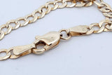 10k Yellow Gold Curb Link Bracelet 2.7 Grams 8 Inch Eb0526llrde