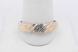 0.15cttw Diamond Ring In 14k Yellow Gold 3.3 Grams Size 11 Eb0926olrsa