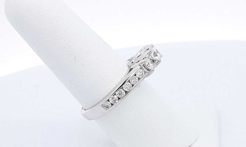 14k White Gold 1.76ctw Diamond Ring Size 7.25, 6.5 Grams Ebcrxdu 144030000912