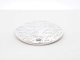 Tiffany & Co. Notes 727 Fifth Avenue Sterling Silver Wavy Pendant 24g Fw0326ezdu