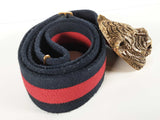 Gucci Web Feline Buckle Belt Bag Sd0626lcrde
