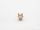 .65 Cttw Diamond & 14k Yellow Gold Solitaire Pendant 0.7 Grams Fw1024pzxdu
