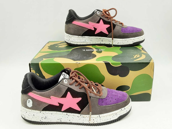 A Bathing Ape Sta #2 Colorblock Suede Sneakers Size Us 10 Men's Fw1124exsa