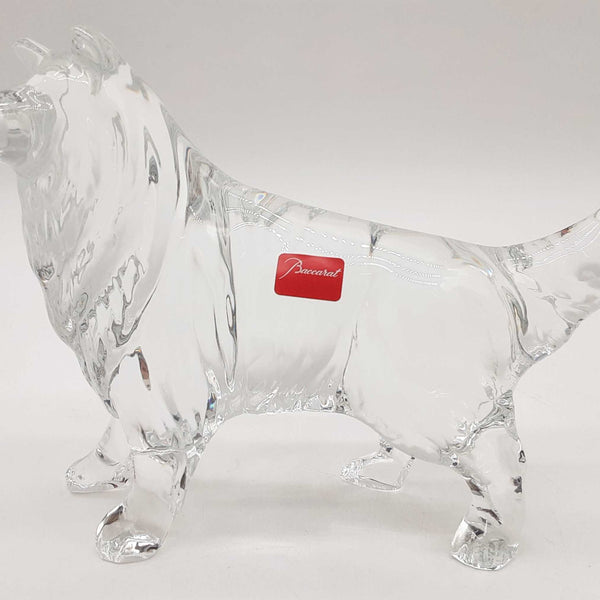 バカラ Baccarat 置物 ドッグ 犬 クリスタル フィギュリン