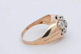 0.7cttw Diamond Ring In 14k Yellow Gold 6.5 Grams Size 13.5 Eb0426wrrdu