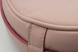 Mcm Aren Crescent Pink Leather Hobo Shoulder Bag Eb0826pxzsa