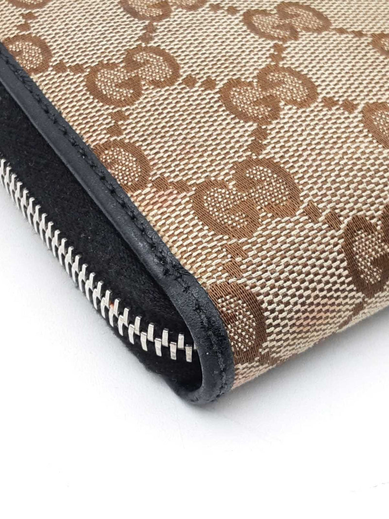 Gucci Twins Gg Monogram Canvas Continental Zip-around Wallet Fw0725orzdu