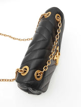 Louis Vuitton New Wave Chain Bag In Black Quilted Calfskin Leather Fw0826izxdu
