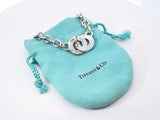 Tiffany & Co. 1837 Interlocking Circles 925 Bracelet 21 Grams 6 Inch Fw0426lrxdu