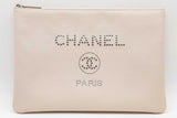 Chanel Caviar Studded Deauville Pouch Eb0926sxzde