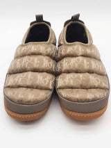 Christian Dior Green Quilted Oblique Snow Slippers Size 44 Eb0925lixde