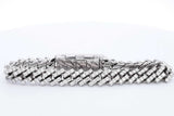 Approx. 2.92ctw Diamond Tennis Bracelet 10k White Gold 34.55 Grams Eb1024lrxzsa