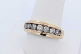 0.7cttw Diamond Ring In 10k Yellow Gold 3.4 Grams Size 9 Eb0926wxzde