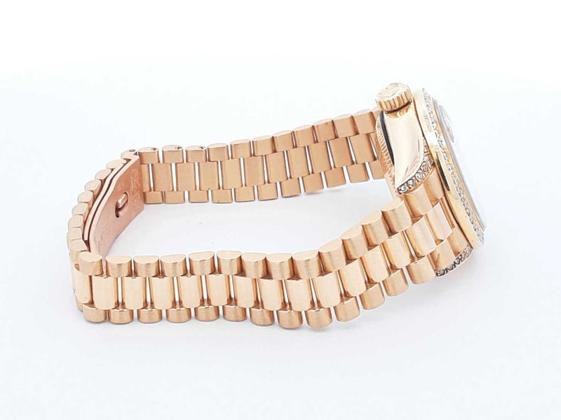 1989 Rolex President 18k Yellow Gold 26mm Automatic 6 Inch 68 Grams Fw1125pzxzdu