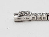 1.76 Cttw Lab Grown Diamonds 14k Wg 3.6g Tennis Bracelet 6.75 In Do0726srxde