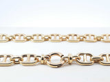 18k Yellow Gold Mariner Link Chain Necklace  20.5 Grams 16 Inch Fw0926lizxdu