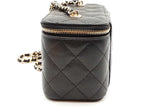 Chanel Quilted Caviar Vanity Case Crossbody Bag Eb0926orxzde